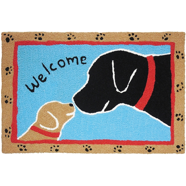 WELCOME DOGS JELLYBEAN RUG