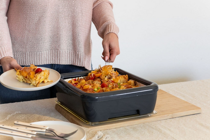 PREMIUM SET - PAN FRAME W/ LID & HOT/COLD GEL PACK - CHARCOAL