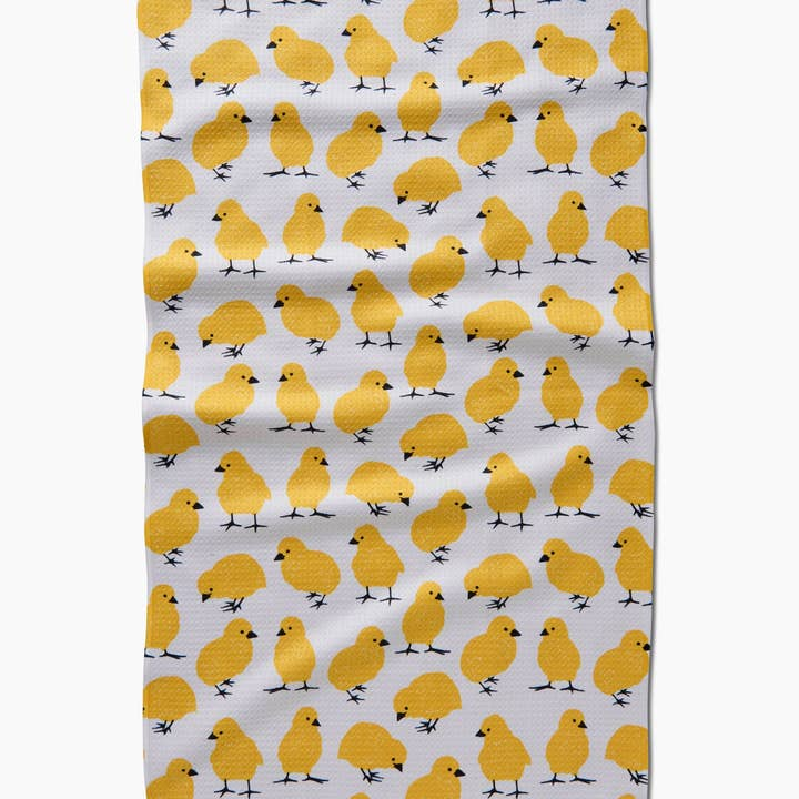 GEOMETRY PEEP PARADE TEA TOWEL