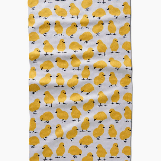 GEOMETRY PEEP PARADE TEA TOWEL