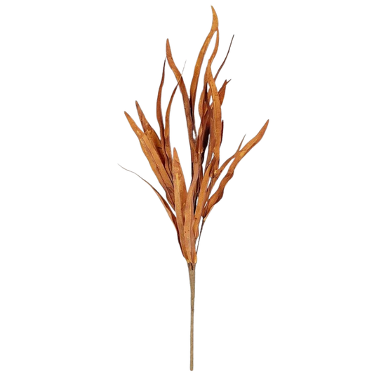 Brown Foam Willow Leaves
