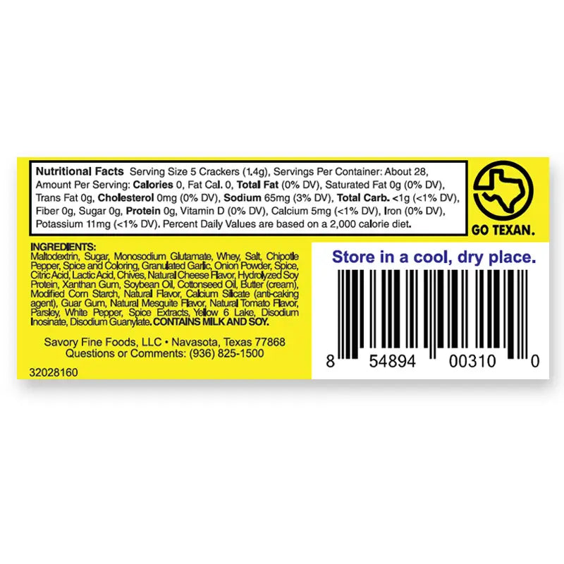 SAVORY PARTY CRACKER SEASONING - GARDEN DILL (Copy)