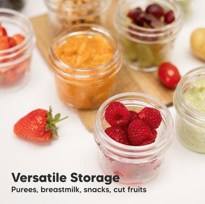 KEABABIES 12 PACK PREP BABY FOOD STORAGE CONTAINERS - SAGE