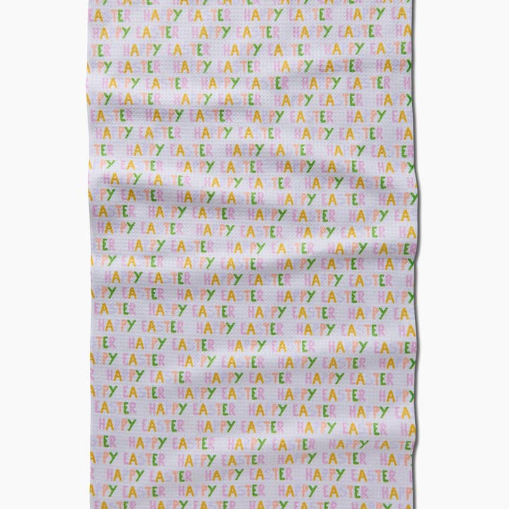 GEOMETRY EASTER CHEER TEA TOWEL