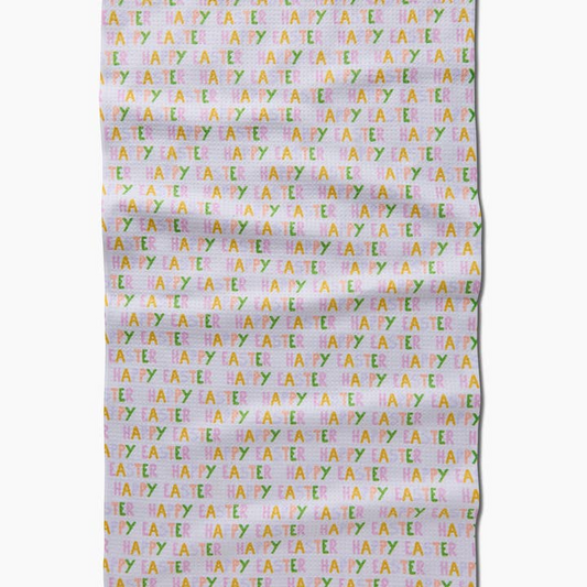 GEOMETRY EASTER CHEER TEA TOWEL