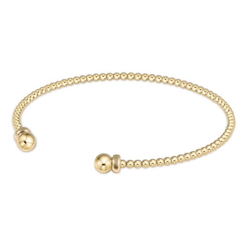 ENEWTON CLASSIC GOLD BEAD CUFF 2MM BRACELET