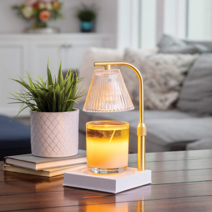 GOLD LUNA CANDLE WARMER LAMP