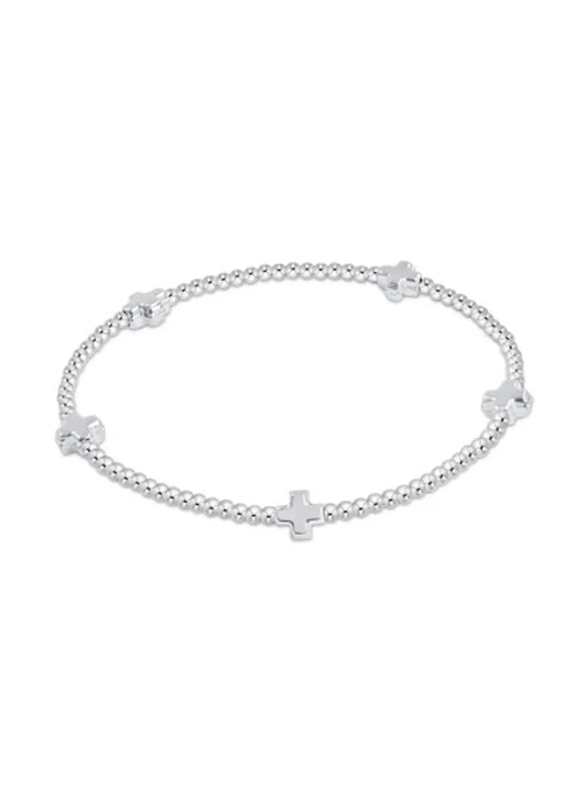 ENEWTON SIGNATURE CROSS SMALL 2MM SILVER