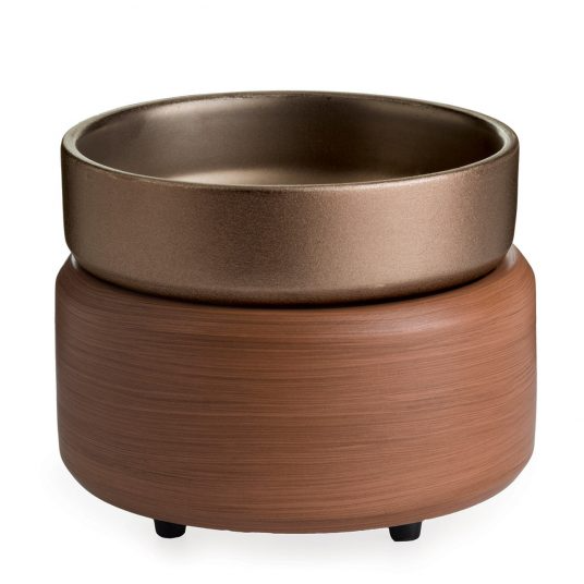 PEWTER WALNUT 2 IN 1 FRAGRANCE WARMER