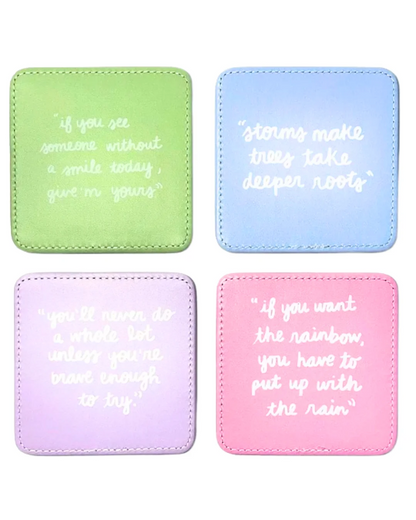 We Love Dolly Coasters, Set of 4