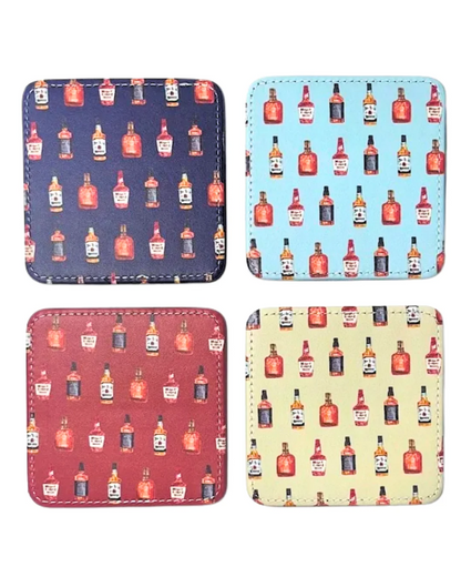 Bourbon Trail Coasters, Set of 4