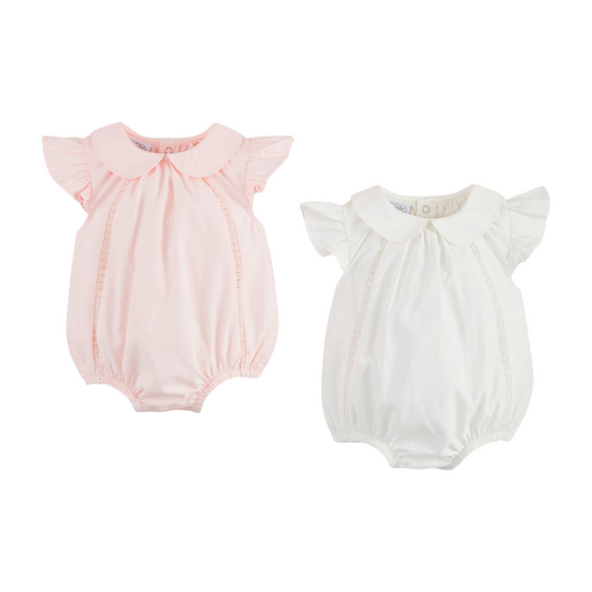 MUD PIE COLLARED POPLIN BUBBLE