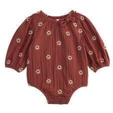 MUDPIE EMB DAISY CRINKLE GAUZE BUBBLE
