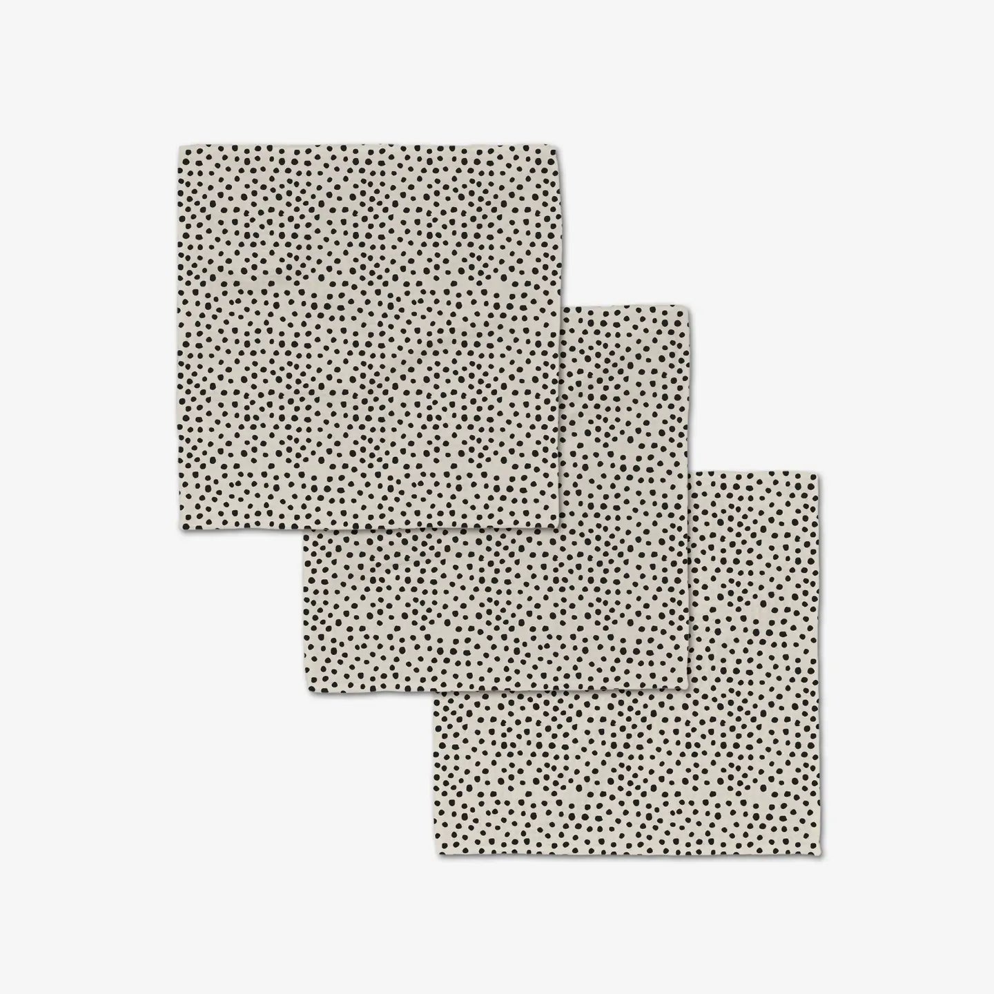 Geometry Dotty Tan Luxe Washcloth