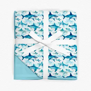 LITTLE SNUGGLES SHARK ATTACK QUILT