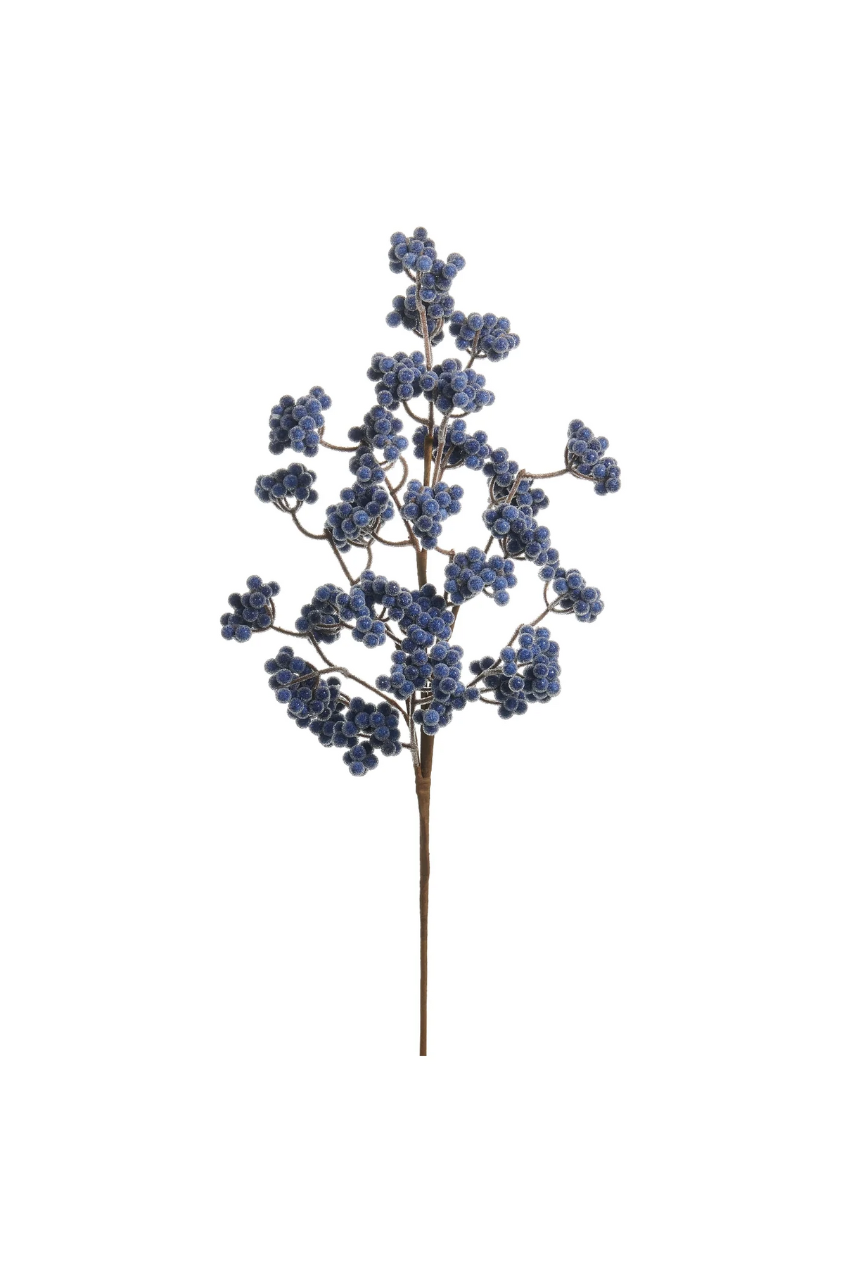27" Blue Cluster Berry Spray