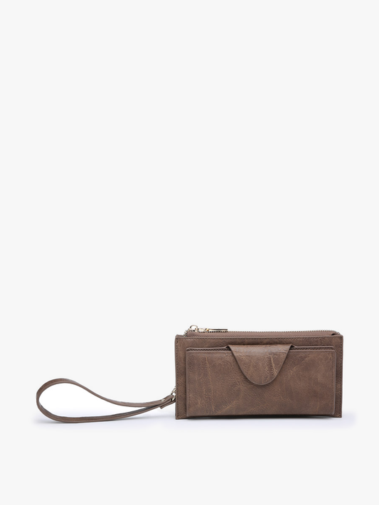 Jen & Co. Kyla Wallet Coffee