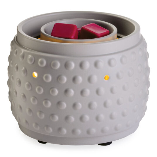 BEADED SLATE FAN FRAGRANCE WARMER