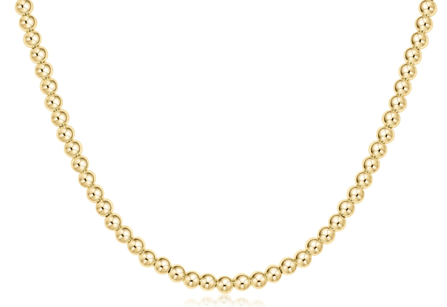 ENEWTON 15” CLASSIC GOLD BEAD 4MM NECKLACE