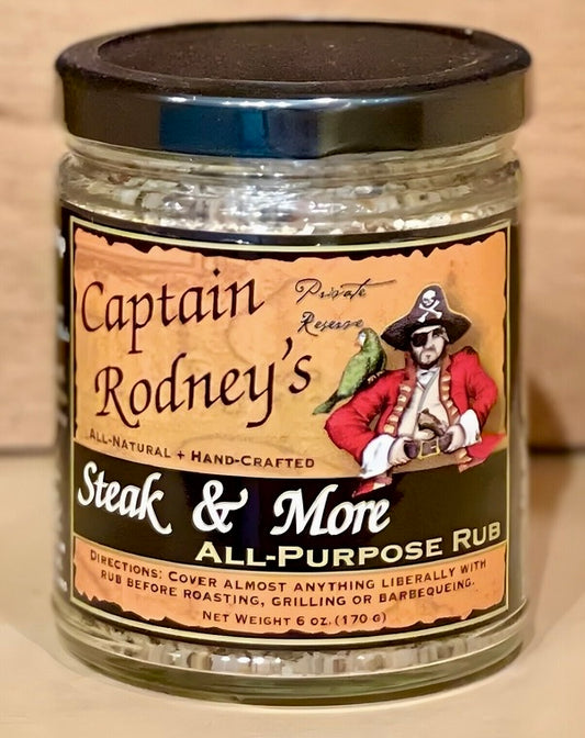 Captain Rodney’s Steak & More All Purpose Rub 6 oz