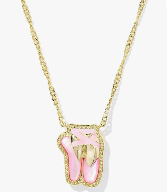 Kendra Scott Ballet Pendant Necklace Gold