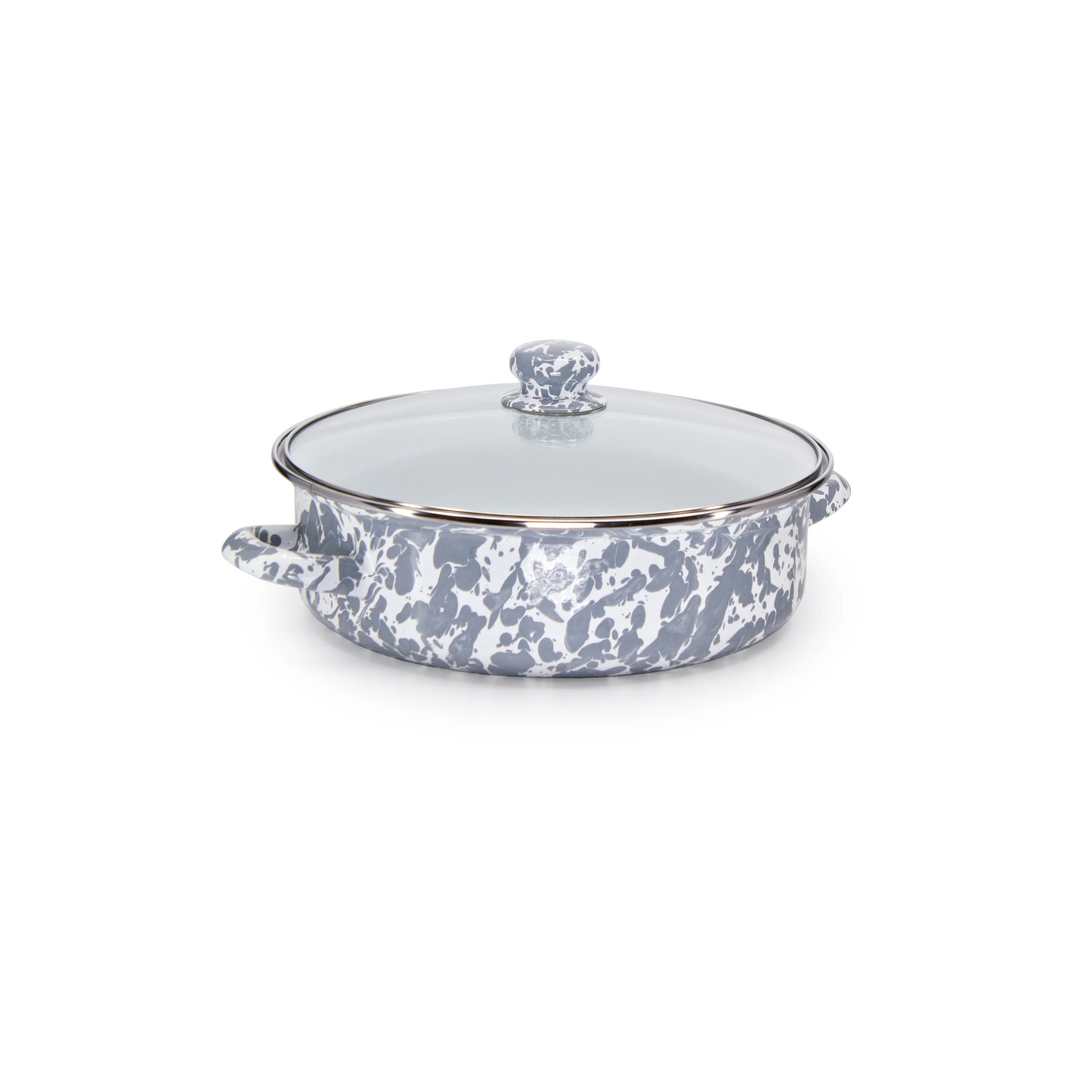 GREY SWIRL SMALL SAUTE PAN