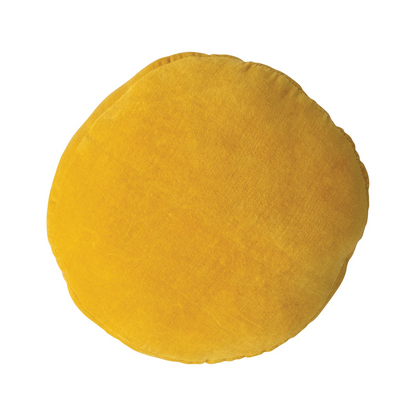 Glass Beaded Lemon Pillow