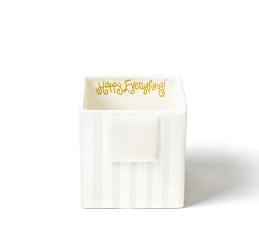 HAPPY EVERYTHING MINI WHITE NESTING CUBE SMALL