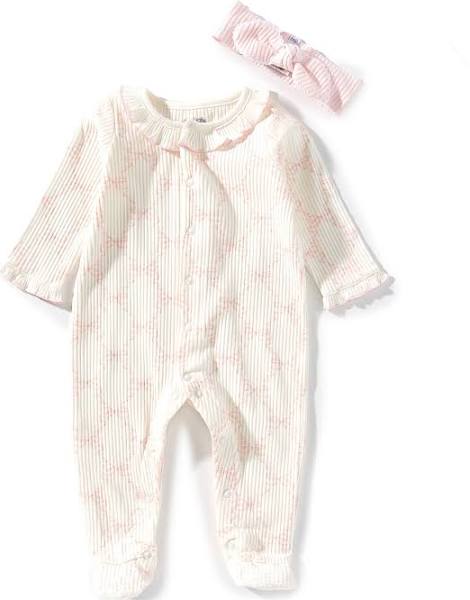 BOW PRINT SLEEPER MUDPIE 0-3M