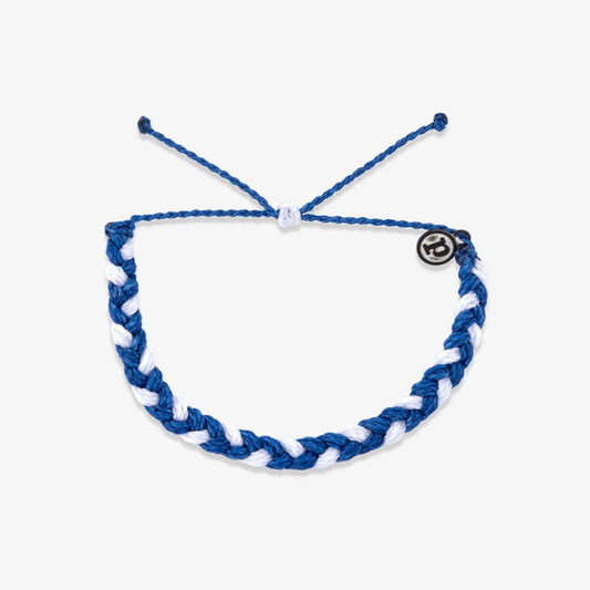 PURAVIDA BLUE & WHITE BRAIDED