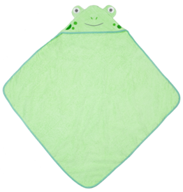 BABY GANZ HOODED TOWEL FROG