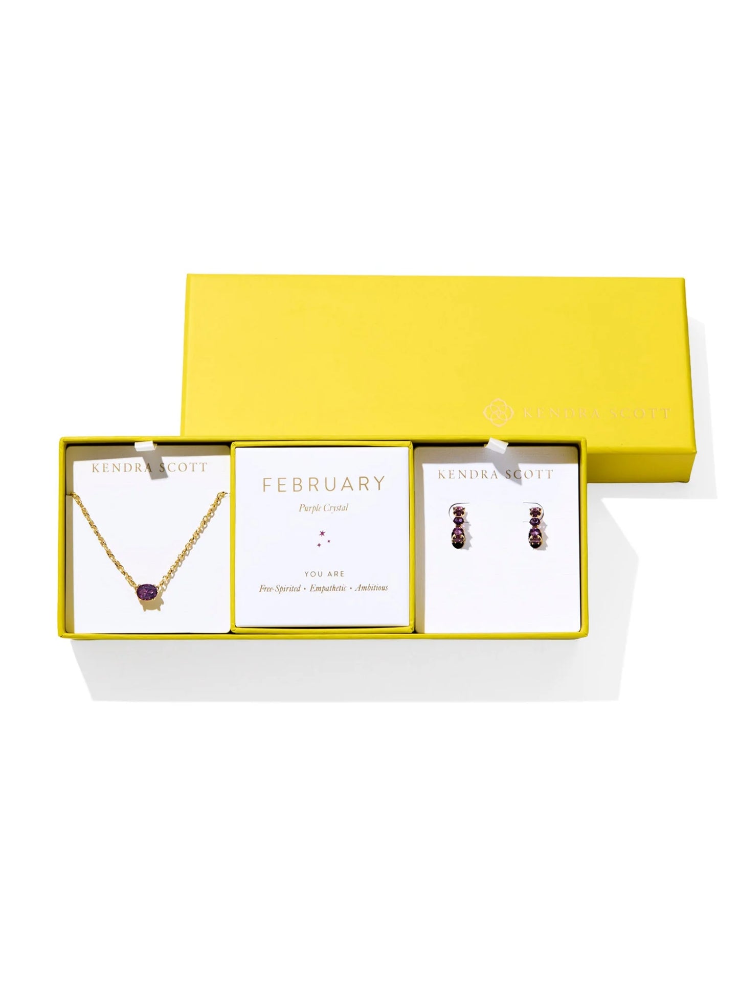 KENDRA SCOTT FEBRUARY BIRTHSTONE GIFT SET