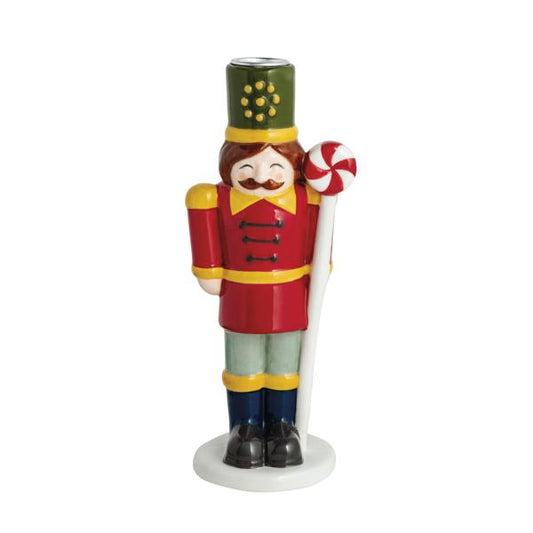 MUDPIE RED NUTCRACKER TAPER HOLDER