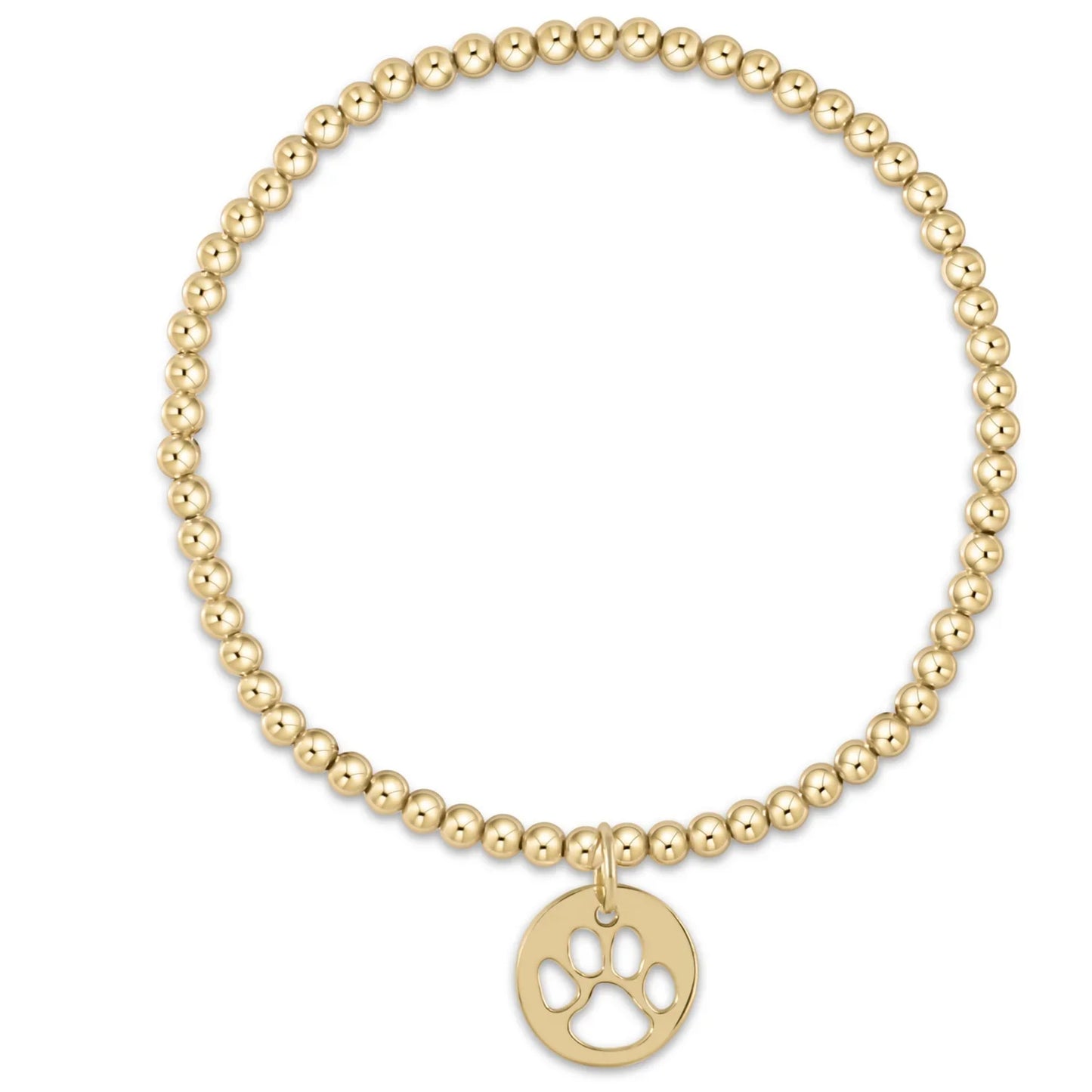 Enewton  Extends Classic Paw Print Gold 3mm