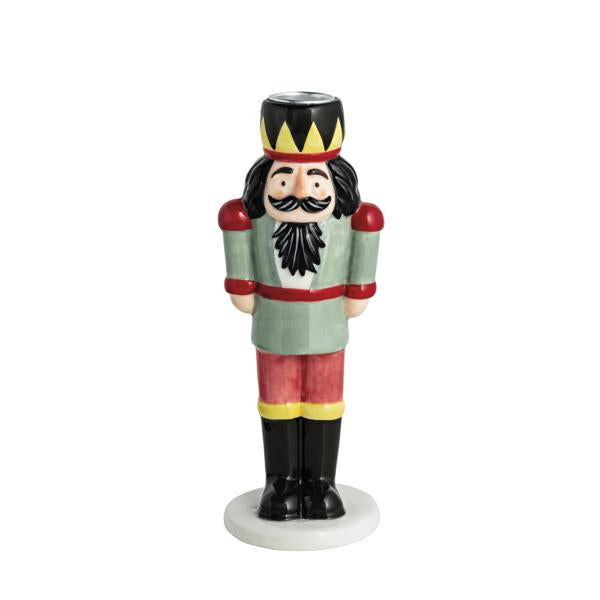 MUDPIE BLUE NUTCRACKER TAPER HOLDER