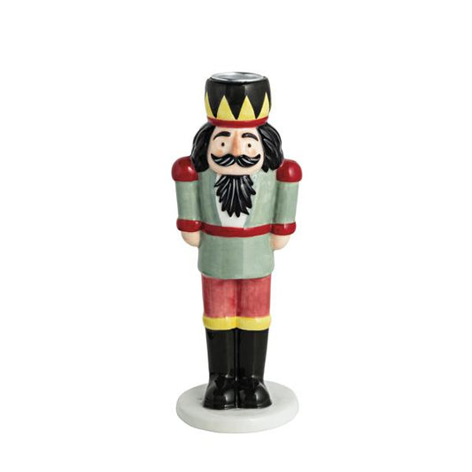 MUDPIE BLUE NUTCRACKER TAPER HOLDER