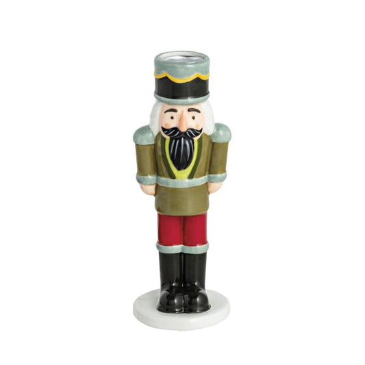 MUDPIE GREEN NUTCRACKER TAPER HOLDER
