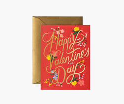 RIFLE PAPER CO ROUGE VALENTINES DAY CARD