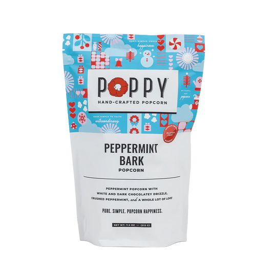 PEPPERMINT BARK POPPY POPCORN