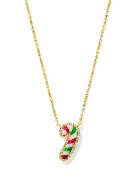 KENDRA SCOTT CANDY CANE GOLD NECKLACE