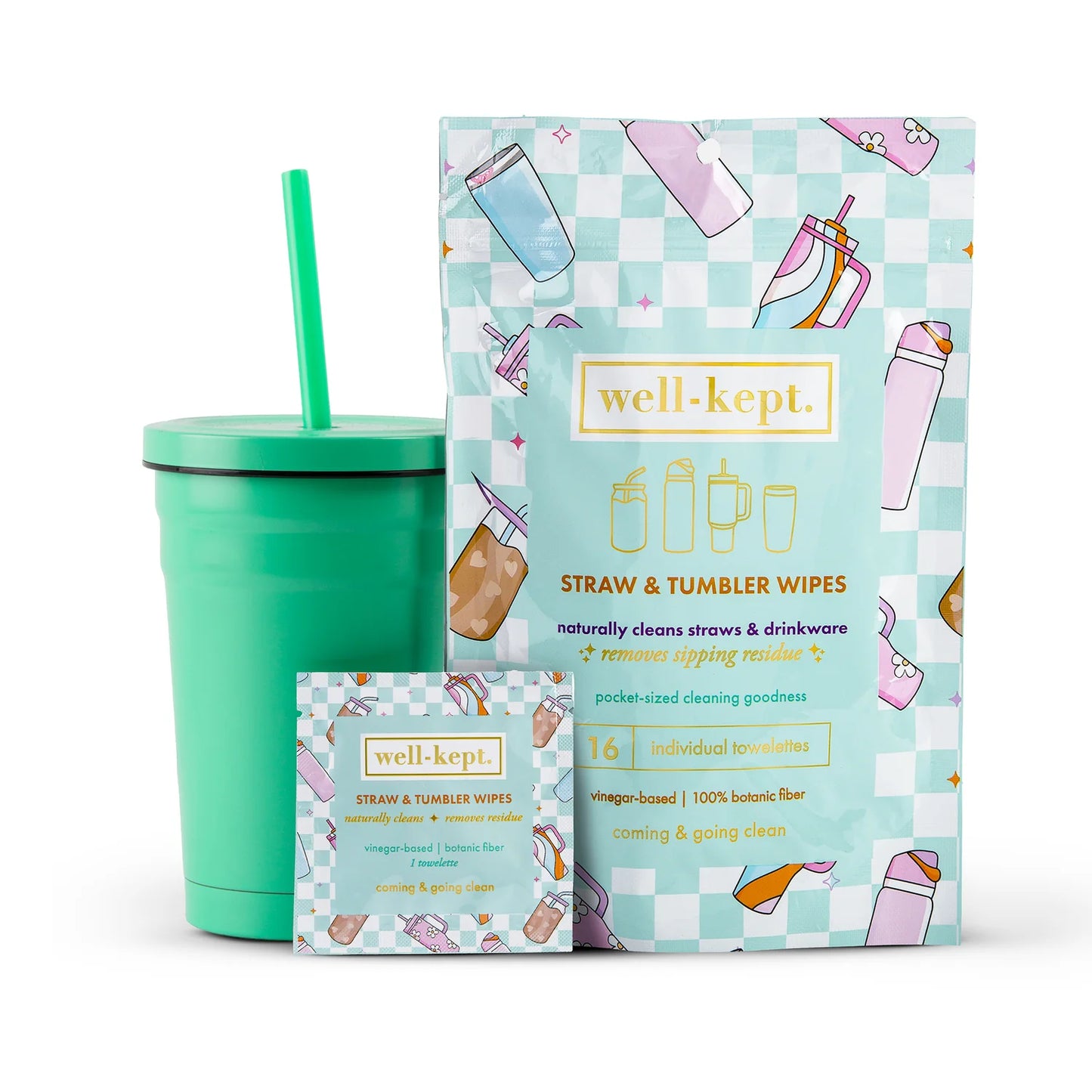 WELL-KEPT STRAW & TUMBLER WIPES