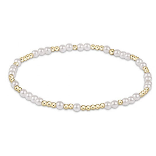 ENEWTON EXTENDS HOPE UNWRITTEN 3MM BEAD PEARL BRACELET