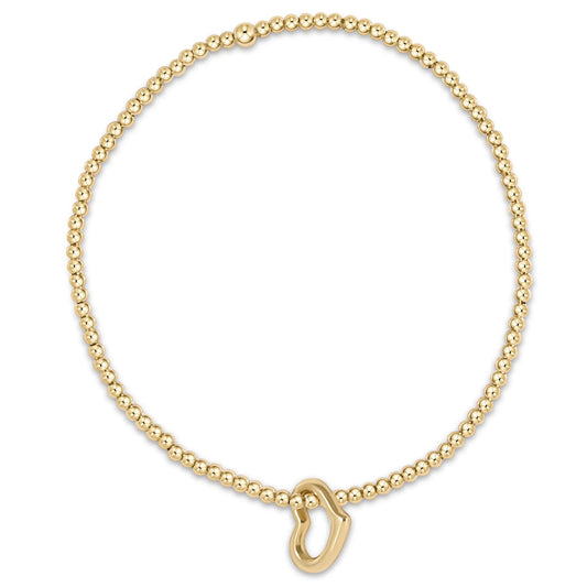 ENEWTON EXTENDS CLASSIC GOLD 2.5MM LOVE BEAD BRACELET