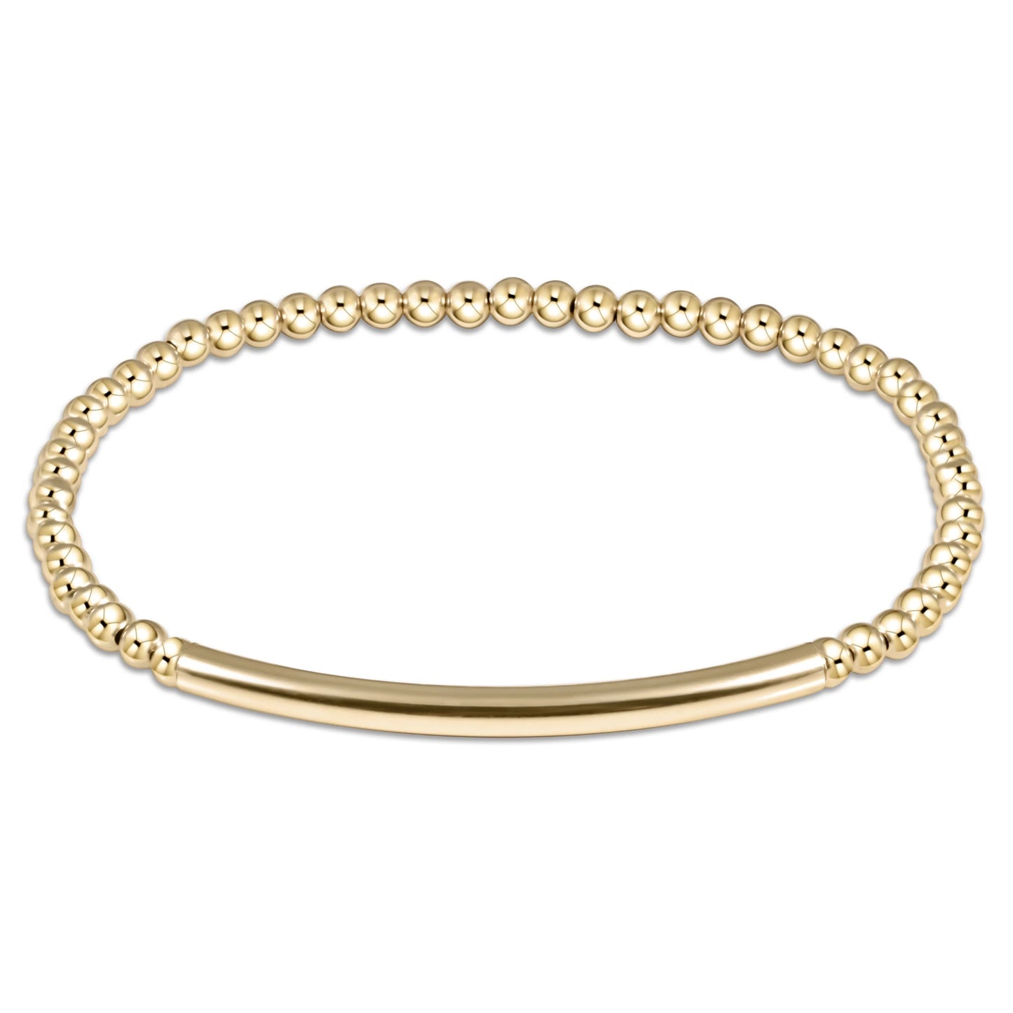 ENEWTON EXTENDS CLASSIC GOLD 3 MM BLISS BAR SMOOTH BRACELET