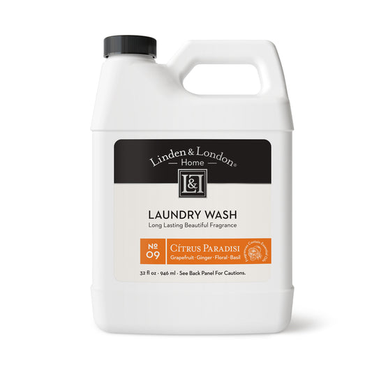LINDEN & LONDON CITRUS PARADISI 32OZ LAUNDRY WASH