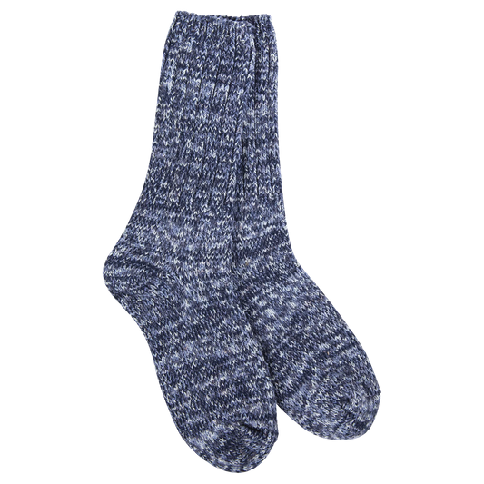 World’s Softest Socks-Weekend Ragg Crew Denim