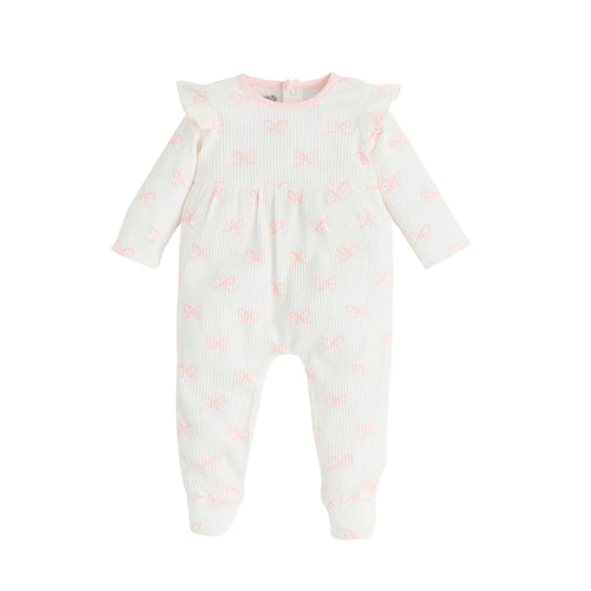 Mudpie Pink Bow Sleeper