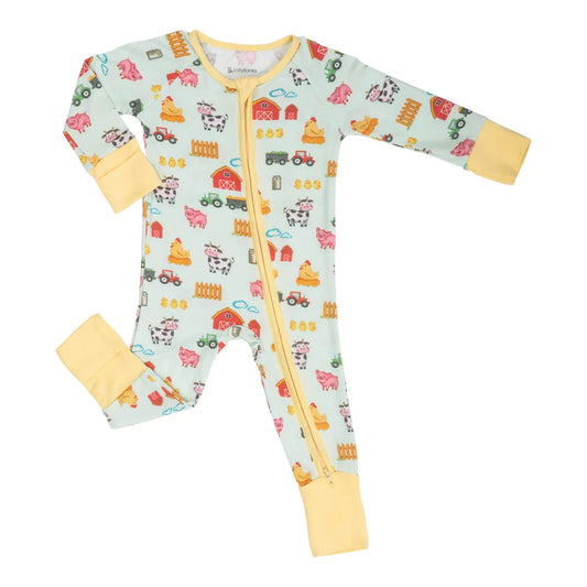 LollyBanks Little Barnyard Bamboo Pajamas