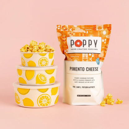 Poppy Pimento Cheese Popcorn