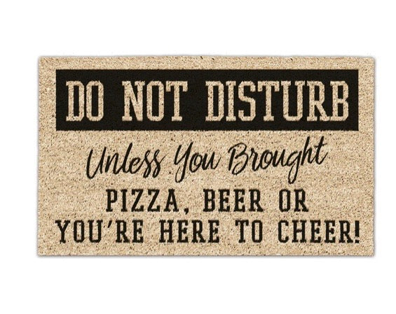 Do Not Disturb Doormat